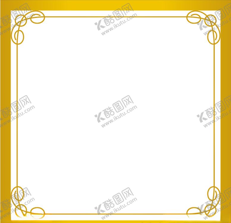 编号：32879404280152137478【酷图网】源文件下载-金色边框