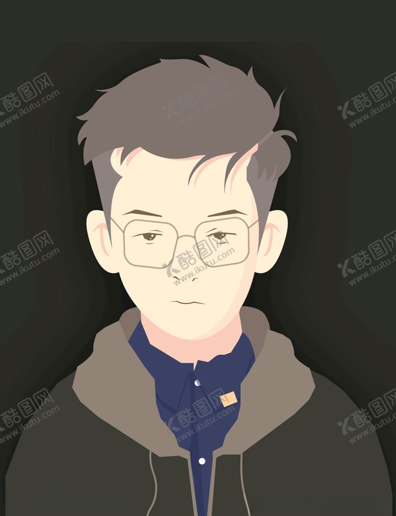 编号：19708710010219011217【酷图网】源文件下载-卡通男男生素描上色卡通