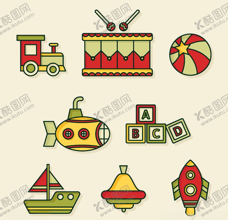 编号：22228710311843498642【酷图网】源文件下载-卡通玩具