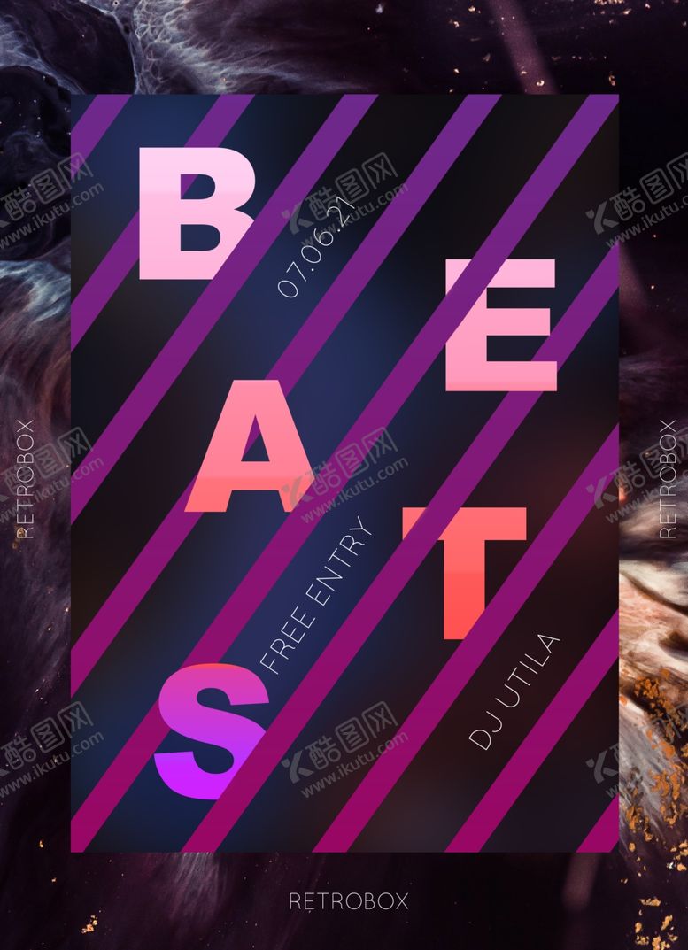 编号：74081009200638353782【酷图网】源文件下载-科技感艺术抽象海报