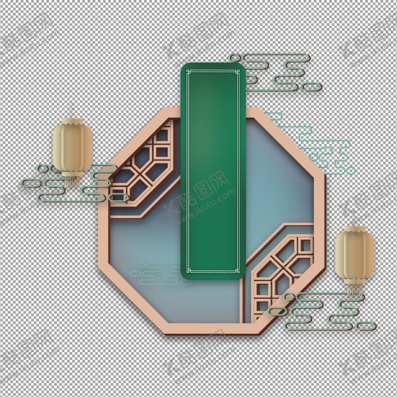 编号：81641803120912326085【酷图网】源文件下载-中式花格