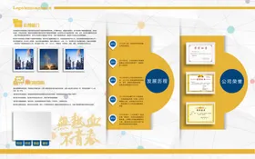 企业文化墙标语画形象