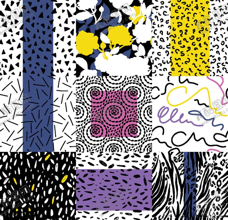 编号：62897810300106093655【酷图网】源文件下载-几何混色图炫彩设计