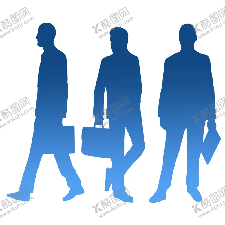 编号：70143605070653102036【酷图网】源文件下载-商务人物剪影