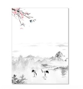中国风背景复古图梅花