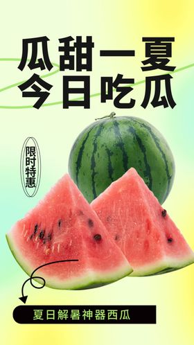 夏季西瓜水果