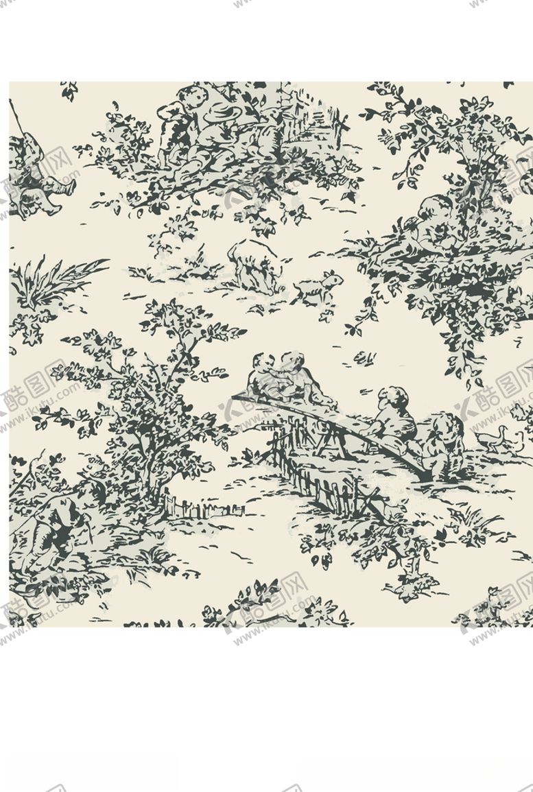 编号：32676009180644044810【酷图网】源文件下载-复古欧洲人物图案