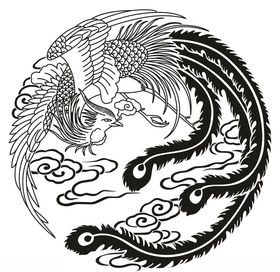 圆形凤凰