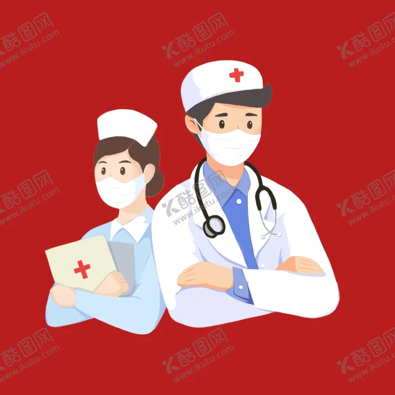 编号：29990202191554338993【酷图网】源文件下载-手绘医疗人物