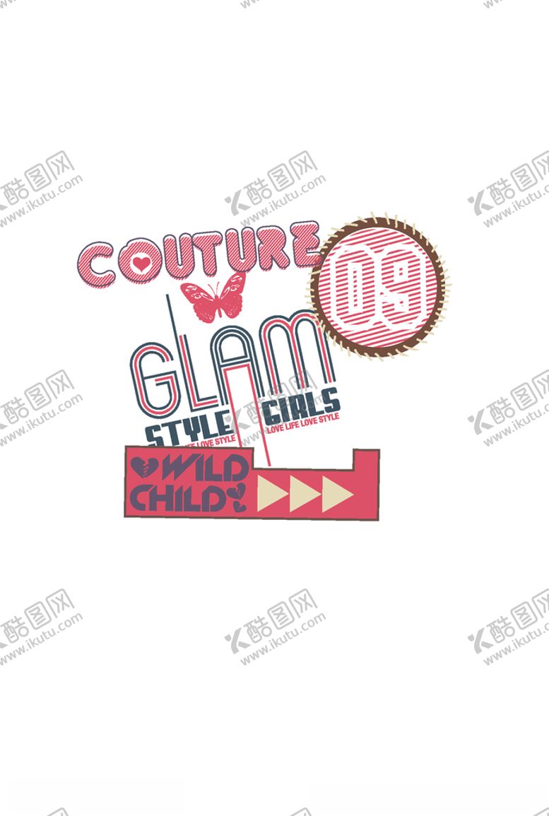 编号：32066610131527512451【酷图网】源文件下载-字母印花