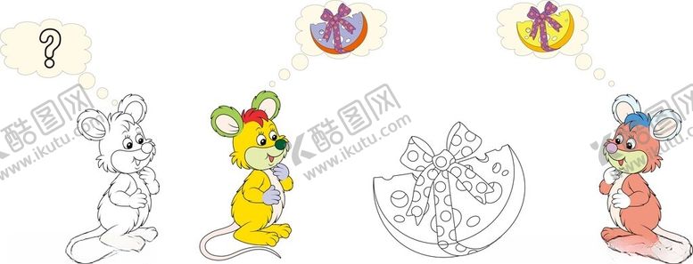 编号：46294401261229204378【酷图网】源文件下载-矢量卡通小老鼠
