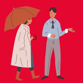 手绘情侣恋人爱男女卡通