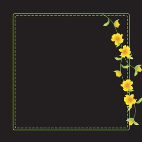花朵边框