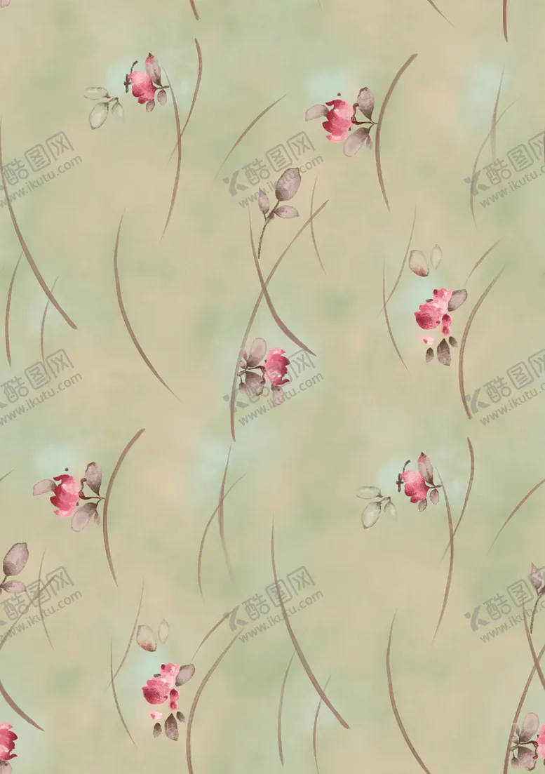 编号：26321412181733372450【酷图网】源文件下载-大牌清新花卉纹理图案