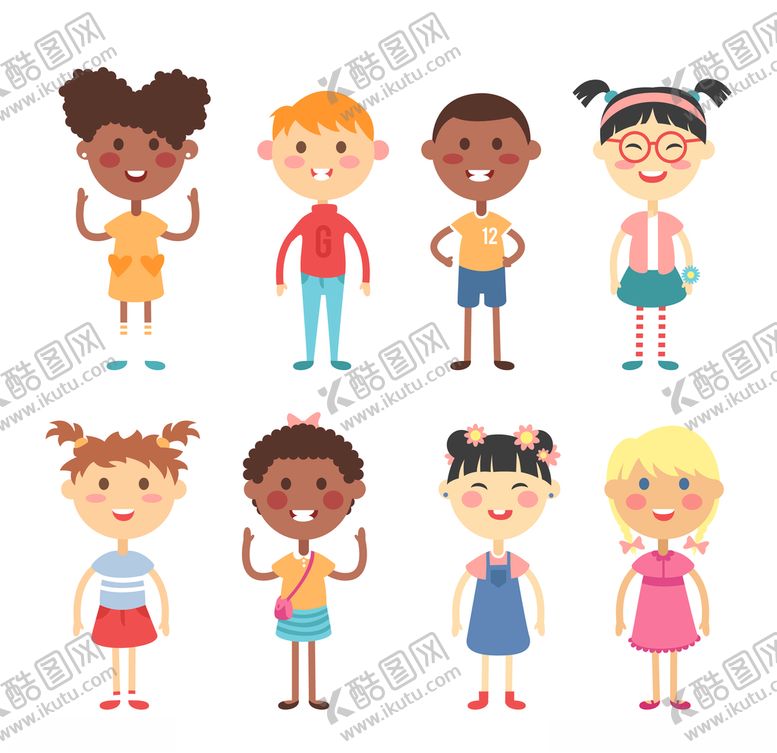 编号：44103011010634489309【酷图网】源文件下载-卡通小孩