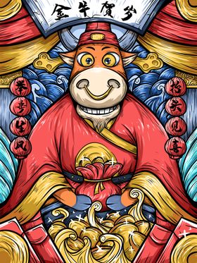 国潮风牛年