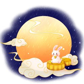 中秋元素嫦娥节图节节海报