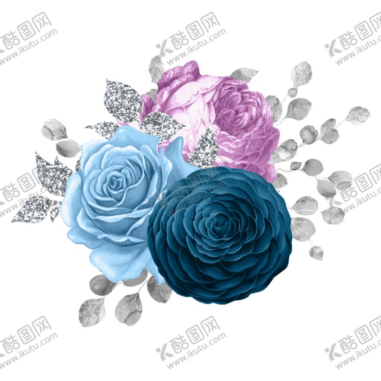 编号：31971310050315563954【酷图网】源文件下载-水彩花