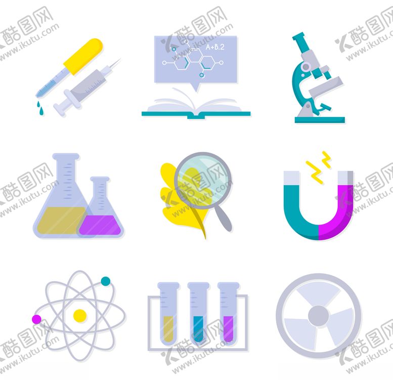 编号：18325110220746362888【酷图网】源文件下载-矢量卡通科学实验