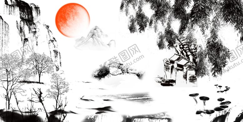 编号：47545310162056411698【酷图网】源文件下载-水墨画