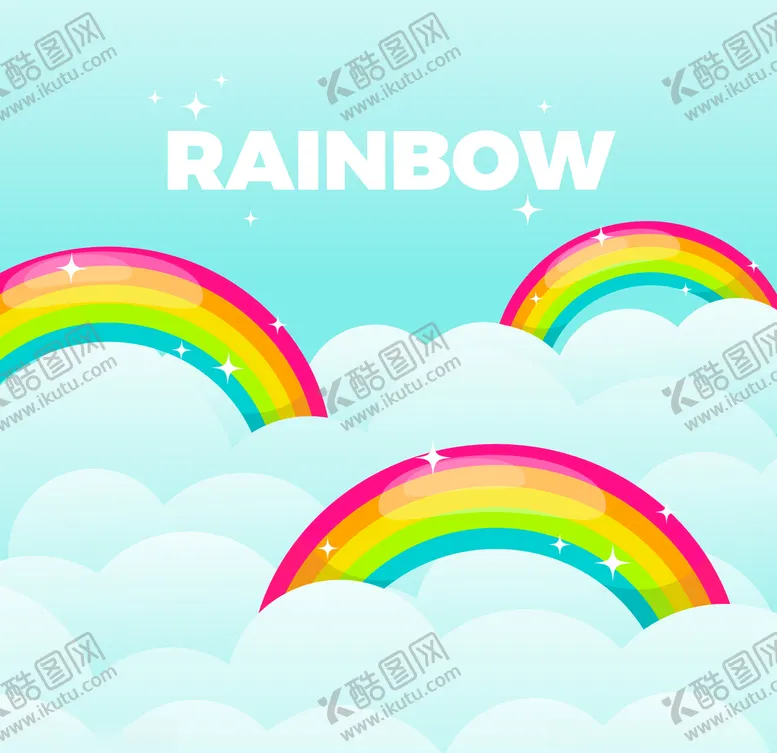 编号：83784107081552113170【酷图网】源文件下载-卡通儿童节精美彩虹桥