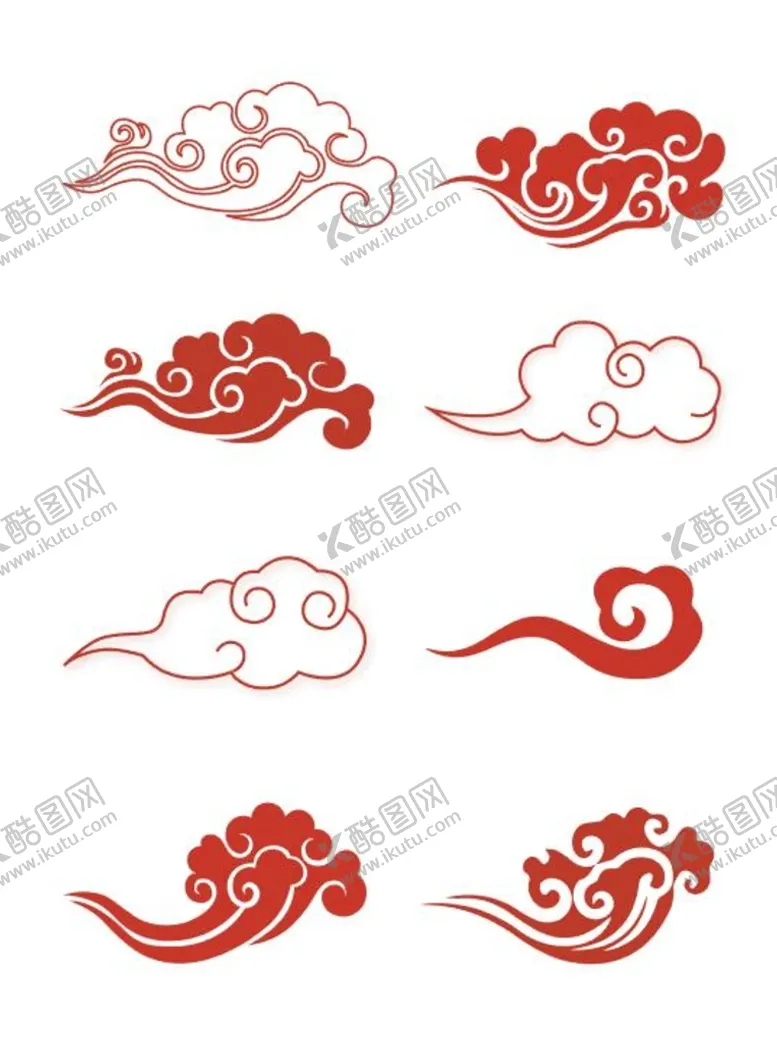 编号：64136601270725096009【酷图网】源文件下载-祥云素材
