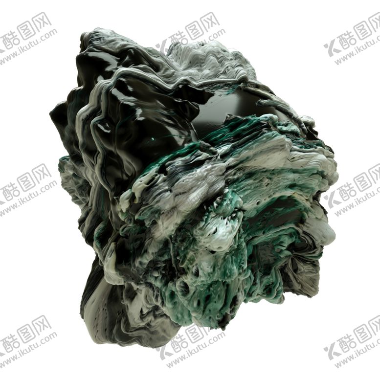 编号：30645809280415309756【酷图网】源文件下载-液态流体抽象炫彩图案