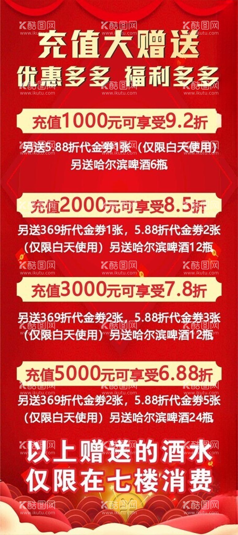 编号：55542512142244372438【酷图网】源文件下载-充值展架