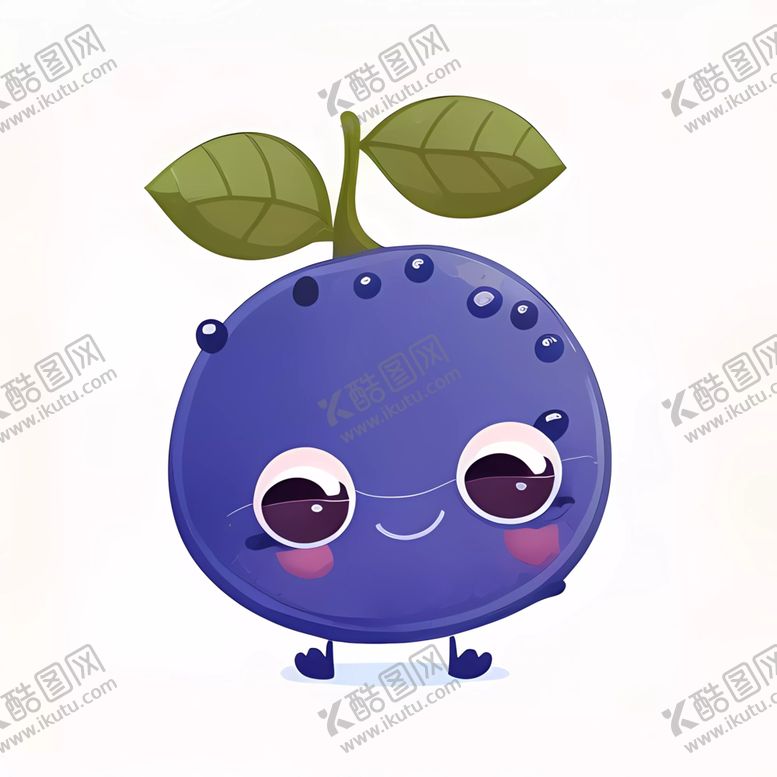 编号：84633901290003382378【酷图网】源文件下载-蓝莓卡通