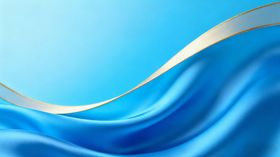 蓝色渐变流动波纹背景