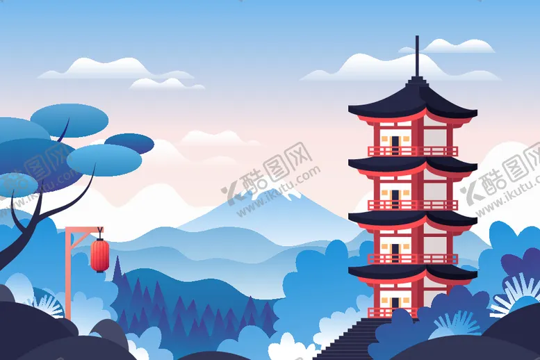 编号：35056512102321398394【酷图网】源文件下载-扁平高塔建筑