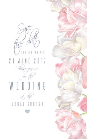 手绘花卉装饰元素