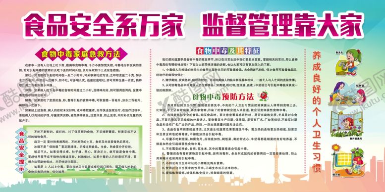 编号：21371205100637583946【酷图网】源文件下载-食品安全海报