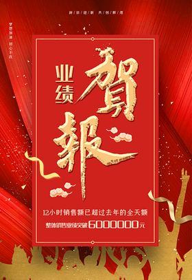 红金大气销售业绩喜报