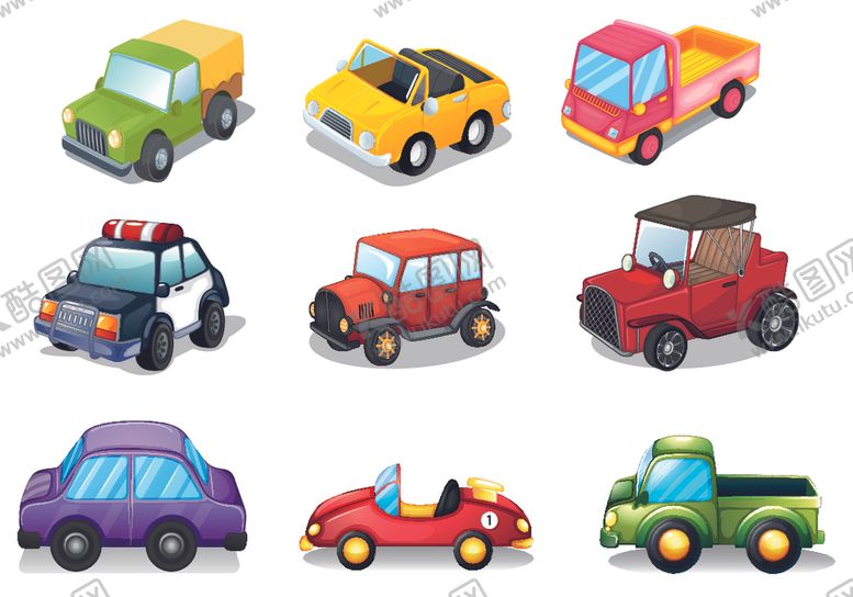 编号：96464809111953028664【酷图网】源文件下载-卡通汽车