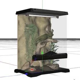 C4D模型生态缸