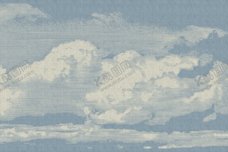 编号：25451904191320196743【酷图网】源文件下载-手绘欧式复古云装饰画