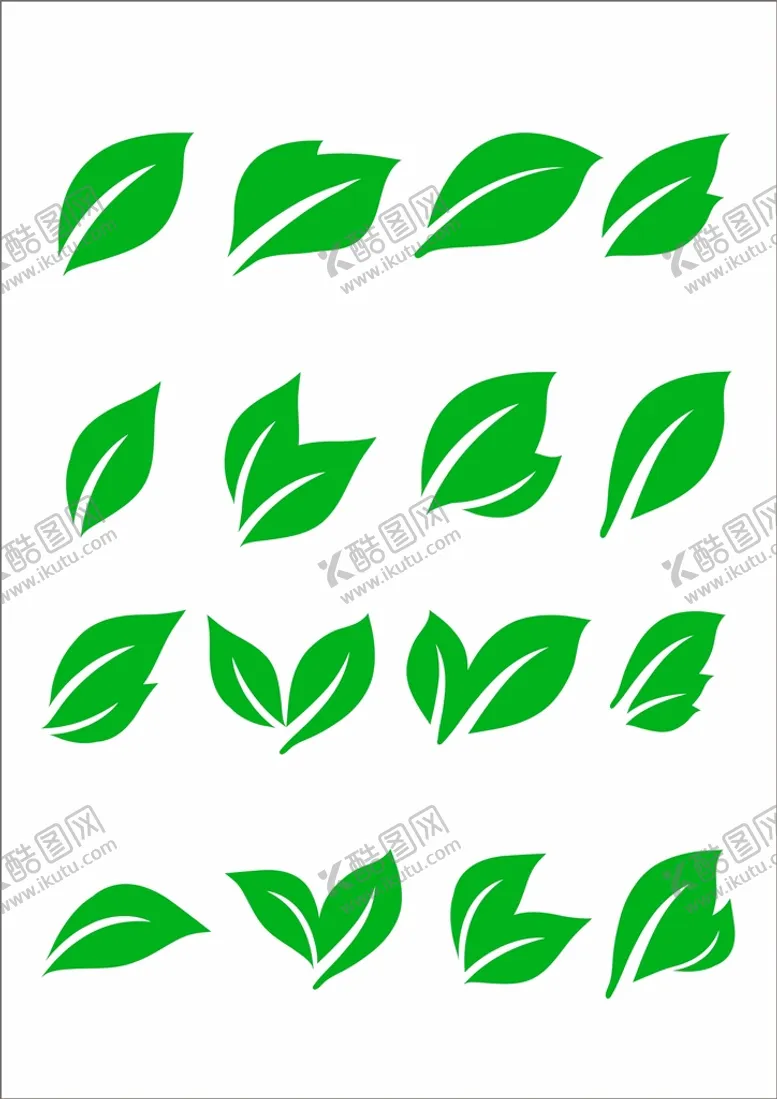编号：71654501181556289444【酷图网】源文件下载-叶子矢量图