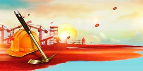 劳动节首页PSD模板素材