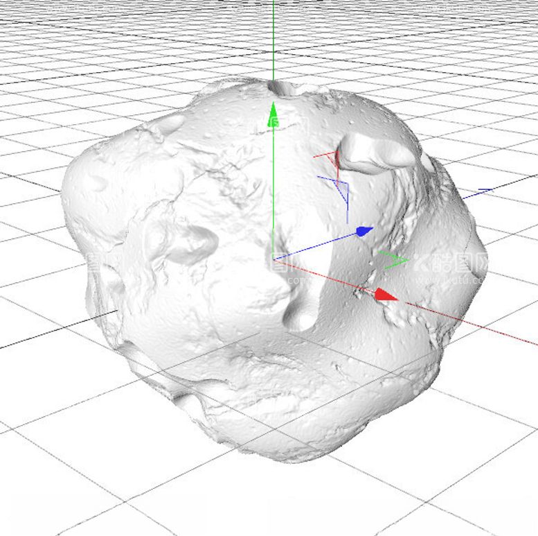 编号：35543012291225064526【酷图网】源文件下载-C4D模型岩石