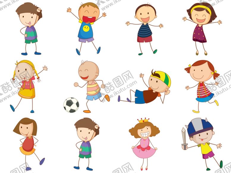 编号：38430910300456006437【酷图网】源文件下载-卡通儿童