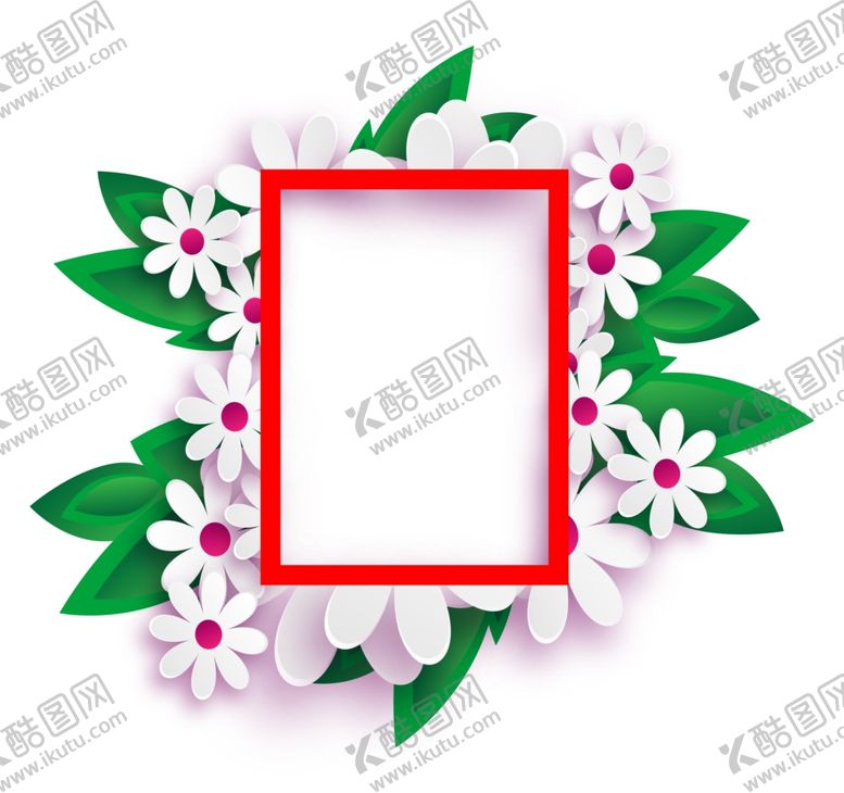 编号：23031707061813524186【酷图网】源文件下载-花环边框