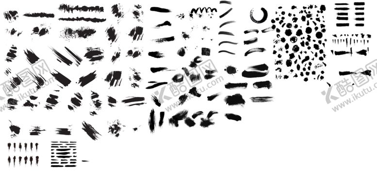 编号：75711610280649089266【酷图网】源文件下载-毛笔笔刷