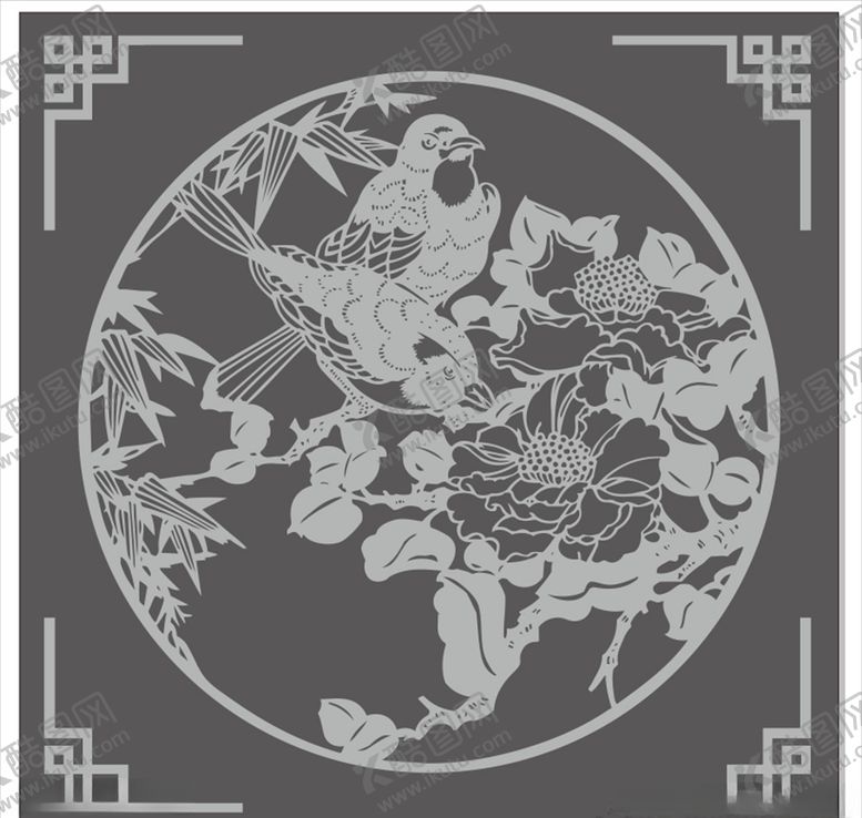 编号：66248007091520354446【酷图网】源文件下载-窗花雕刻