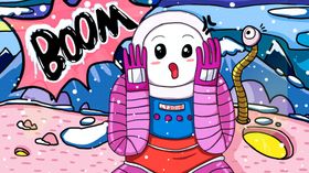 卡通涂鸦艺术涂鸦墙体涂鸦海报