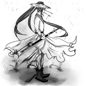 水墨武侠人物