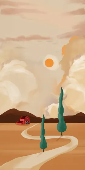 抽象几何装饰画