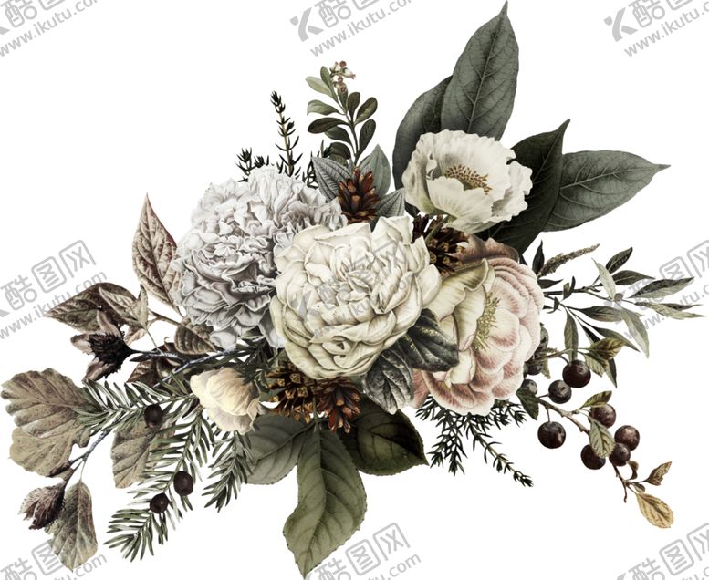 编号：47415110081747177963【酷图网】源文件下载-装饰花png