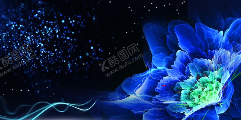 编号：86751109120045175467【酷图网】源文件下载-蓝色花朵