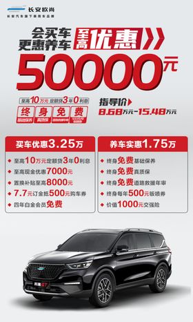 长安欧尚科赛6月促销